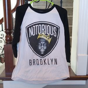 Notorious B.I.G. raglan t-shirt